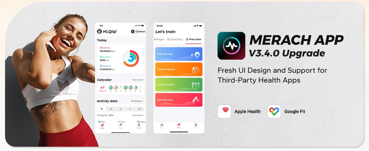 MERACH Exercise Bike – Low Noise Stationary Cycling Bike with 270lbs Weight Capacity, Tablet Mount & Fitness Courses for Indoor Workouts