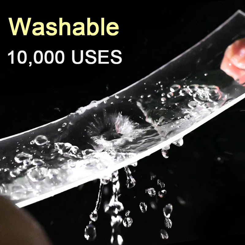 Strong Viscosity Double-Sided Nano Tape - Removable, Waterproof, No-Trace, Reusable Self-Adhesive, Washable Transparent Tape