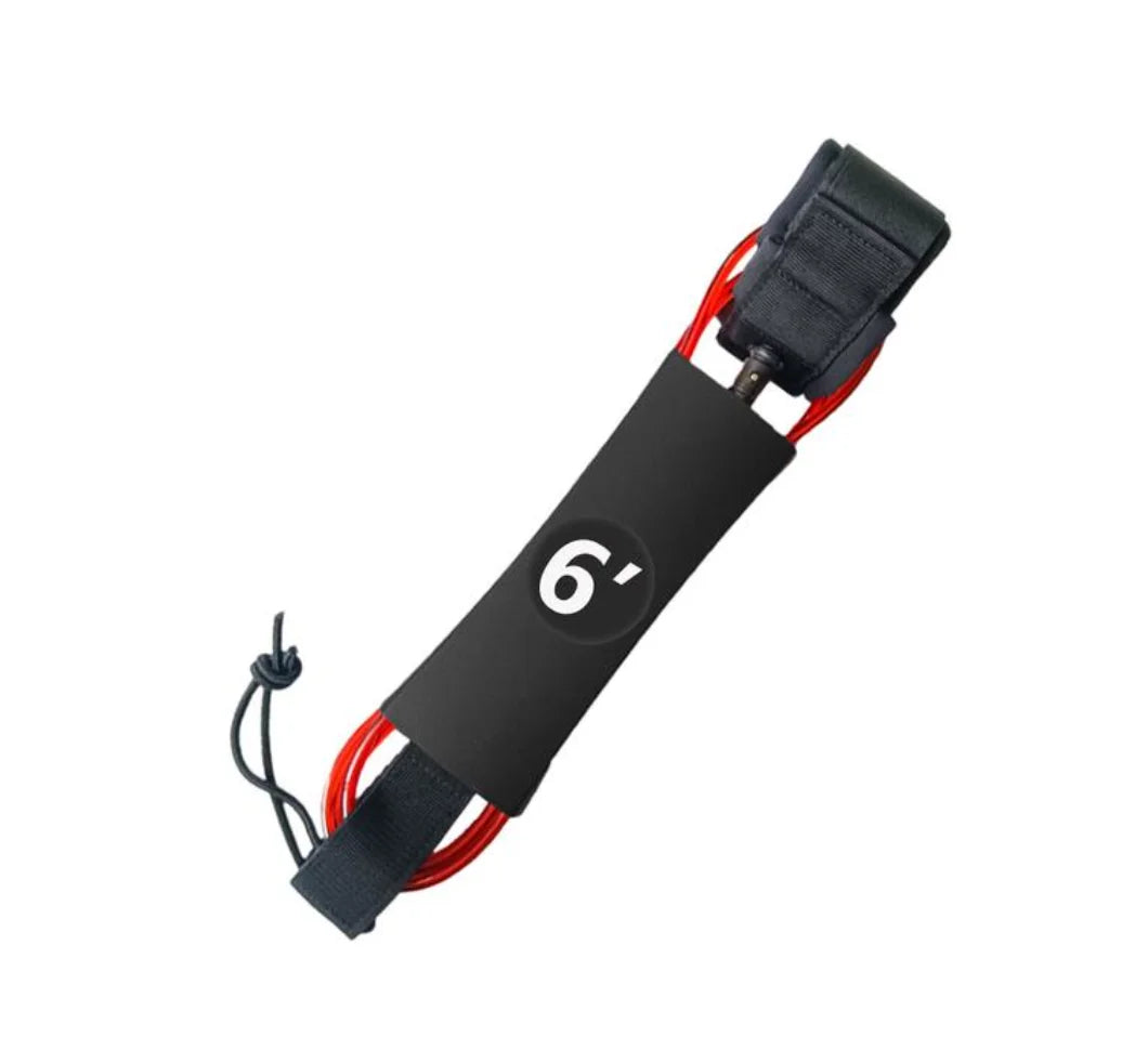 Surfboard Leash 6-10ft — SUP & Paddle Board Leg Rope with TPU Stainless Swivels