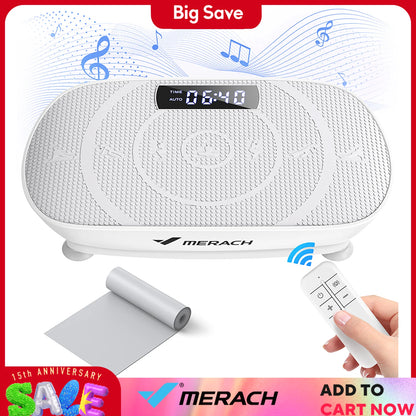 MERACH Vibration Plate Exercise Machine — Whole Body Fitness Platform for Weight Loss & Body Shaping