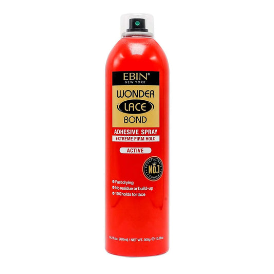 Ebin Wonder Lace Bond Melting Spray – Extreme Firm Hold, Sweat & Water-Resistant Adhesive