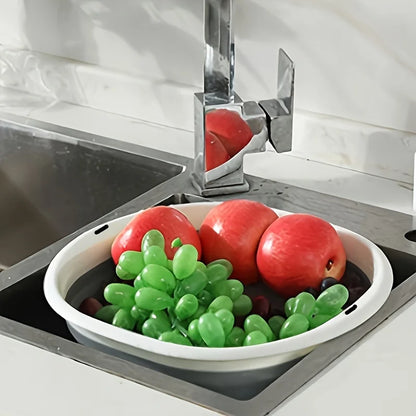 3-Pack Collapsible Tub Wash Basin & Laundry Baskets – Space-Saving Storage Containers for Camping, Hiking, Home & Fruit Washing