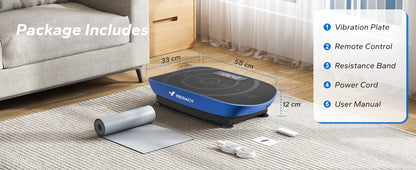 MERACH Vibration Plate Exercise Machine — Whole Body Fitness Platform for Weight Loss & Body Shaping