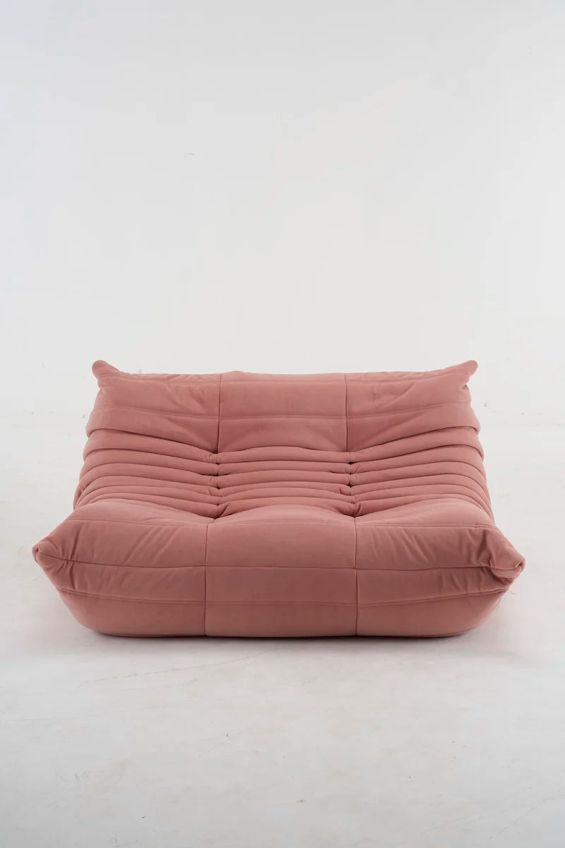 Caterpillar Togo Single Sofa – Tatami-Style Leisure Chair for Living Room or Bedroom, Reading & Relaxing Seat