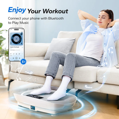 MERACH Vibration Plate Exercise Machine — Whole Body Fitness Platform for Weight Loss & Body Shaping