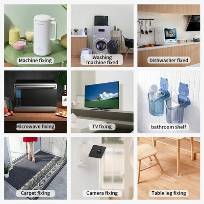 Strong Viscosity Double-Sided Nano Tape - Removable, Waterproof, No-Trace, Reusable Self-Adhesive, Washable Transparent Tape