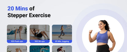 MERACH Mini Stepper with Resistance Bands — 330lbs Capacity Fitness Stepper for Home Exercise & Twisting Workouts