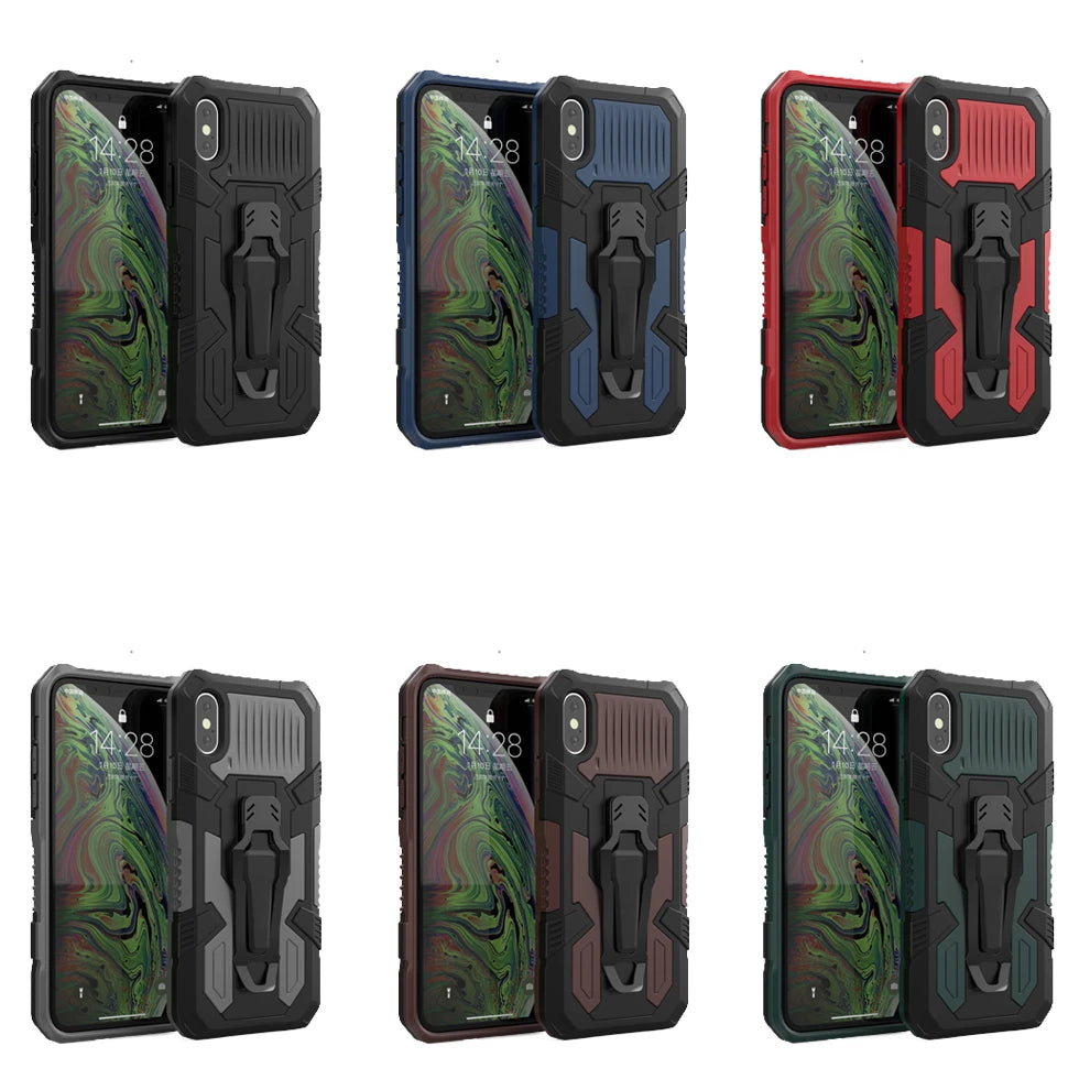 Shockproof Armor Magnetic Case – Compatible with Samsung Galaxy A10/A20/A30/A50/A70/A41/A51/A71/S20/J4/J6/J7/A11/A10S/A21S