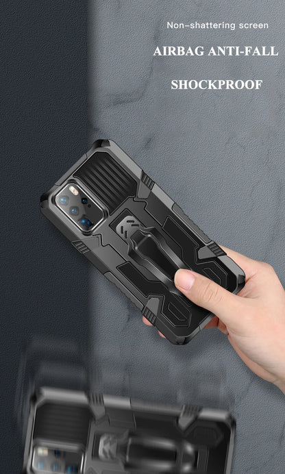 Shockproof Armor Magnetic Case – Compatible with Samsung Galaxy A10/A20/A30/A50/A70/A41/A51/A71/S20/J4/J6/J7/A11/A10S/A21S