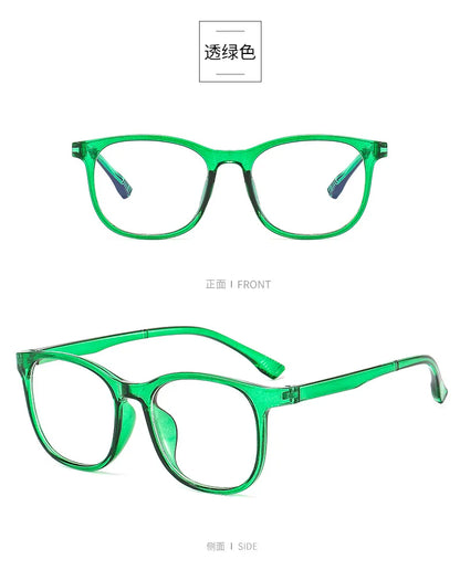 Transparent Blue Light Blocking Glasses – Square & Round Computer Eyewear for Men & Women