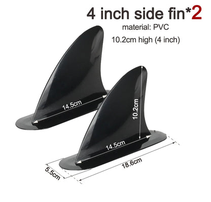 Surf Water Wave Fin SUP Accessory – Stabilizer for ZRAY Paddle Board, Surfboard Slide-In Central & Side Fin