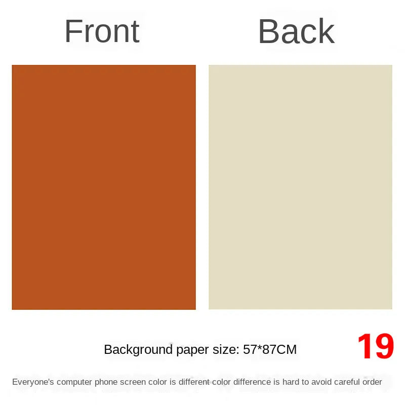 Photography Backdrops 57x87cm – Double-Sided Solid Color Photo Background for Studio, Newborn & Product Photography