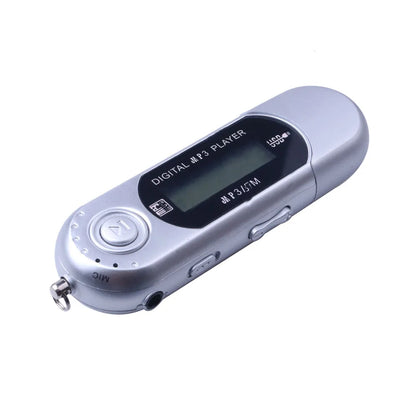 Mini USB MP3 Player with LCD Screen – USB 2.0 Music Player with FM Radio Function & Flash Drive Design