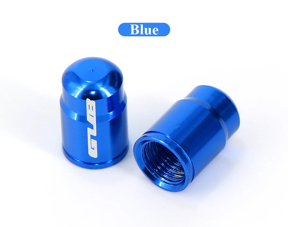 4pcs Aluminum Bike Tire Valve Caps – Ultralight MTB Road Mountain Schrader/Presta Tyre Protectors