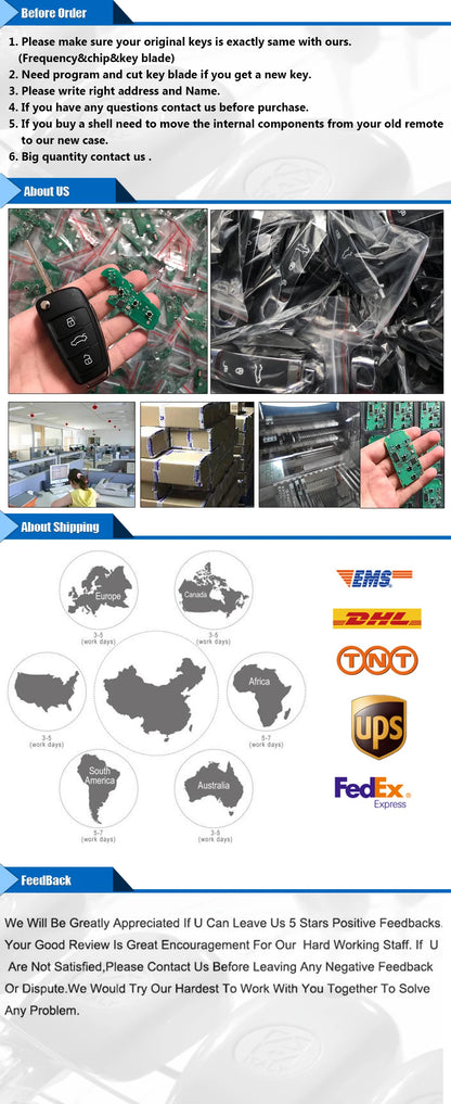 BZTOPKEYS Smart Car Key – 3/4 Button 315/434MHz Remote Fob for Mercedes Benz A/C/E/S Class W203/W204/W205/W210/W212 NEC BGA