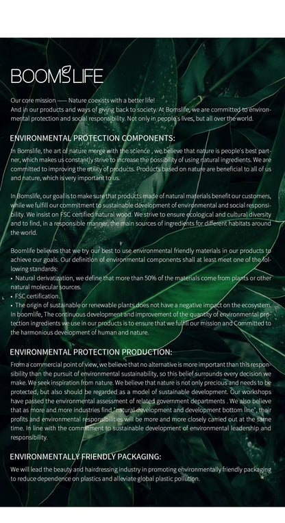 Bamboo Hair Brush for Women – Wide Tooth Styling Comb, Scalp Massage Brush for Smooth Hair & Barber Use