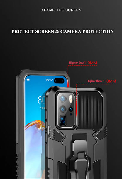 Shockproof Armor Magnetic Case – Compatible with Samsung Galaxy A10/A20/A30/A50/A70/A41/A51/A71/S20/J4/J6/J7/A11/A10S/A21S