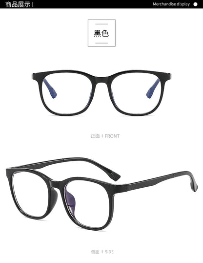 Transparent Blue Light Blocking Glasses – Square & Round Computer Eyewear for Men & Women