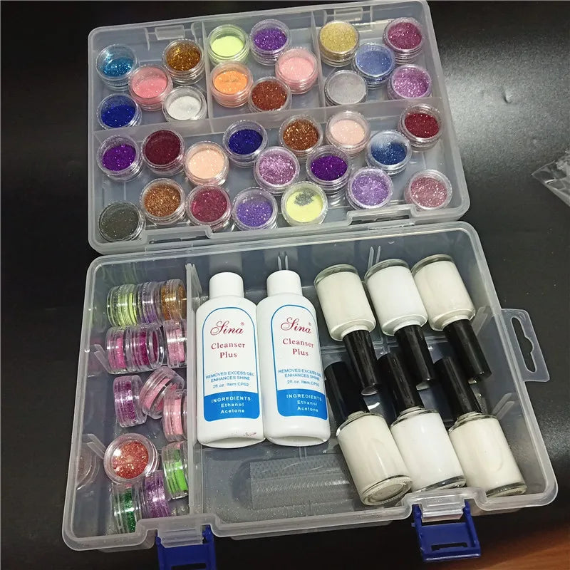 Halloween Glitter Tattoo Kit – Stencils, Glue, Brush & Body Art Makeup Glitter for Kids, Body Painting Powder