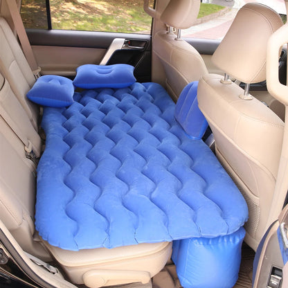 Universal Car Air Inflatable Travel Mattress – Back Seat Sofa Pillow & Camping Cushion