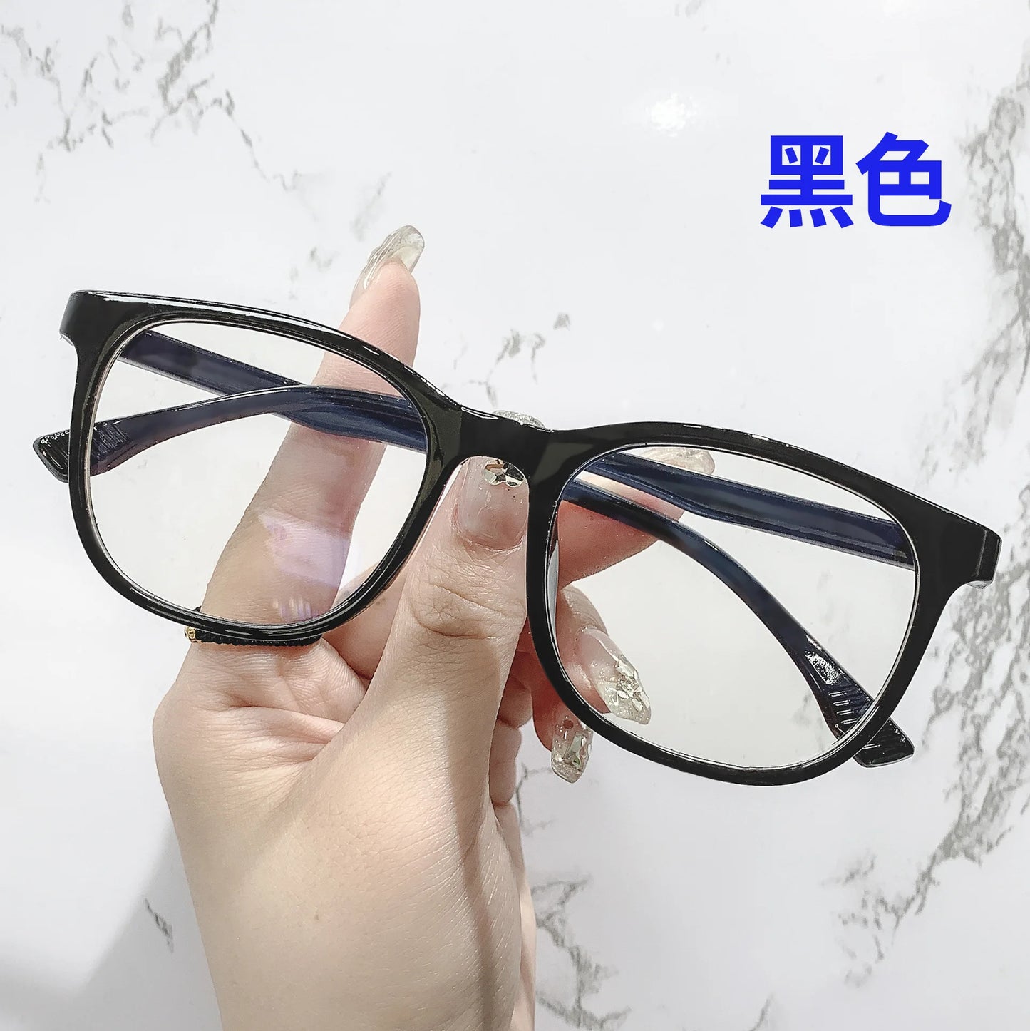 Transparent Blue Light Blocking Glasses – Square & Round Computer Eyewear for Men & Women