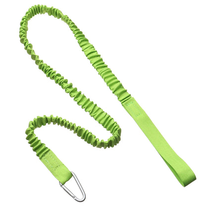 Adjustable Paddle Leash — Kayak & Surfboard Ankle Rope with Elastic Lanyard and Safety Carabiner