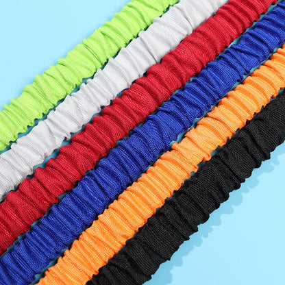 Adjustable Paddle Leash — Kayak & Surfboard Ankle Rope with Elastic Lanyard and Safety Carabiner