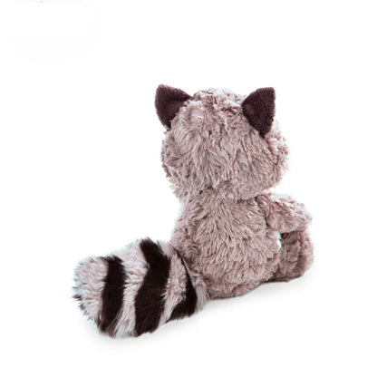 25-35cm Gray Raccoon Plush Toy – Cute Soft Stuffed Animal Doll, Perfect Pillow for Girls, Kids, and Baby Birthday Gifts