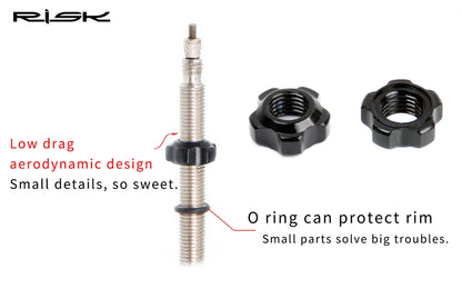 4pcs Aluminum Bike Tire Valve Caps – Ultralight MTB Road Mountain Schrader/Presta Tyre Protectors