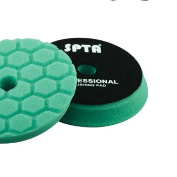 SPTA 5Pcs Car Sponge Wool Polishing Pads Set – 3", 5", 6" for DA/RO/GA Buffer Polisher, Buffing & Waxing