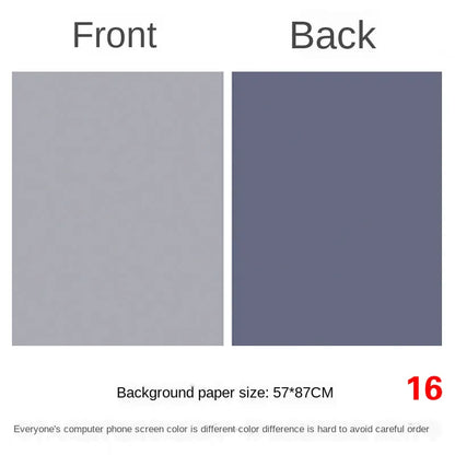 Photography Backdrops 57x87cm – Double-Sided Solid Color Photo Background for Studio, Newborn & Product Photography