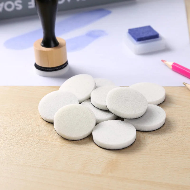 Flat/Domed Foam Refills Replacement Applicators - Mini Ink Blending Tools for Scrapbooking and Card Making Backgrounds