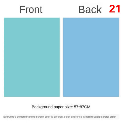 Photography Backdrops 57x87cm – Double-Sided Solid Color Photo Background for Studio, Newborn & Product Photography