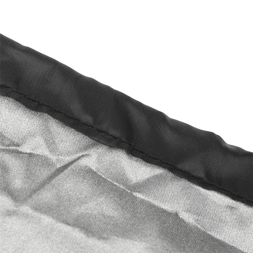 Stackable Chair Dust Cover — Waterproof Black Storage Bag for Garden & Terrace Furniture Protection