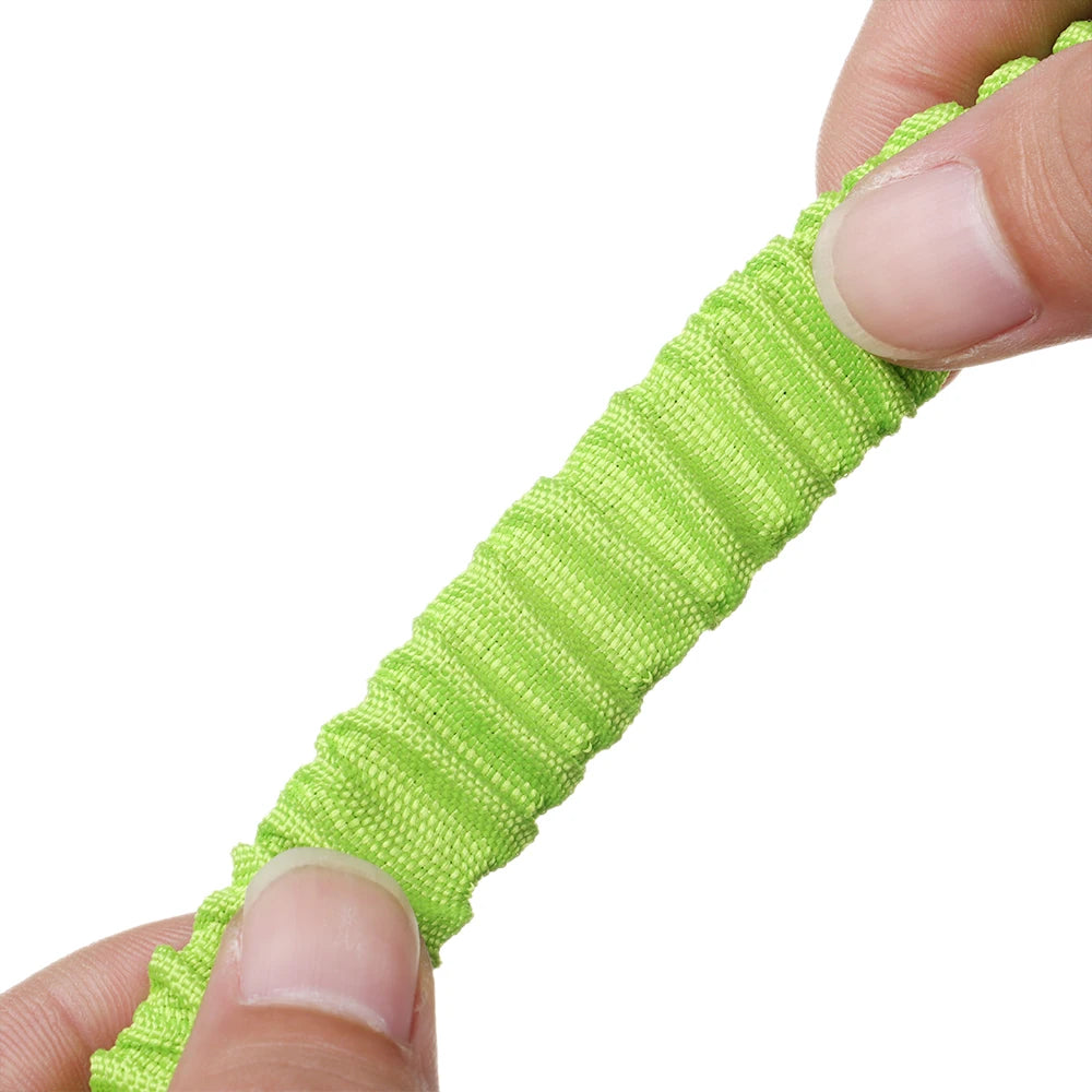 Adjustable Paddle Leash — Kayak & Surfboard Ankle Rope with Elastic Lanyard and Safety Carabiner