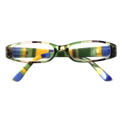 Henotin Reading Glasses for Women – Small Frame, Spring Hinges, Fresh Print Design, Super Clear High-Quality Eyewear