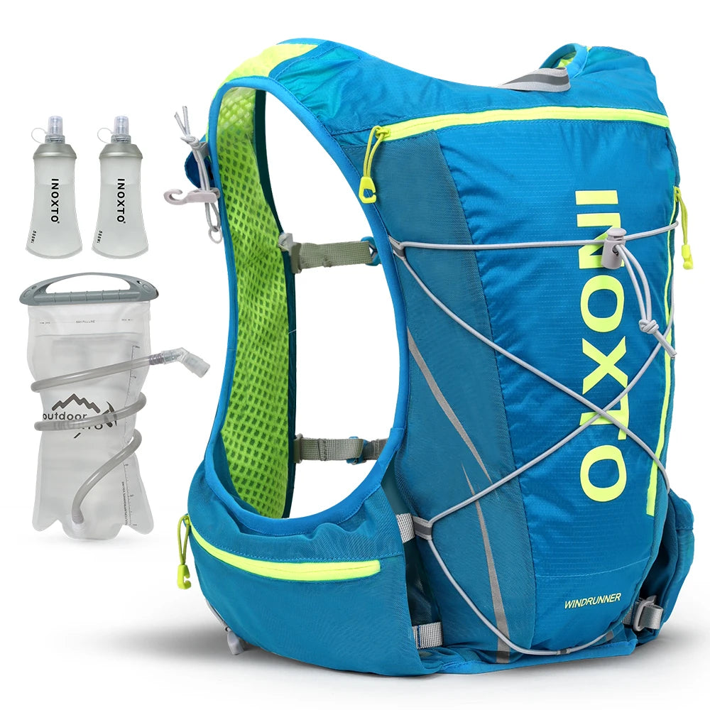 8L Running & Cycling Hydration Vest Backpack — Hiking & Marathon Water Pack with 1.5L Bladder and 500ml Bottle