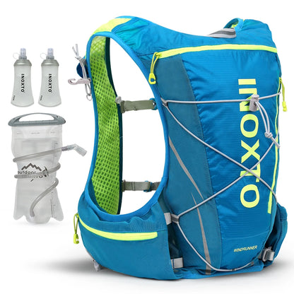 8L Running & Cycling Hydration Vest Backpack — Hiking & Marathon Water Pack with 1.5L Bladder and 500ml Bottle