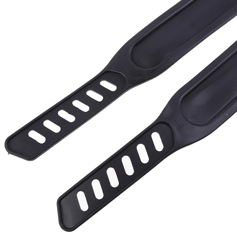 2/4pcs Exercise Bike Pedal Straps – Adjustable Length Cycling Belts for Stationary Fitness, Fix Bands Tape