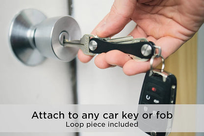 EDC Smart Key Holder Wallet – Compact Metal Keychain Organizer for Car & Door Keys, Pocket Tools