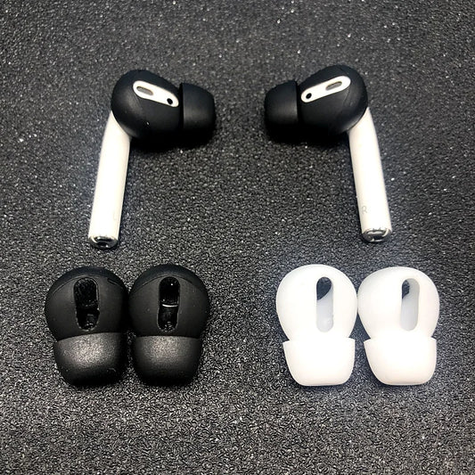 Silicone Ear Pads for AirPods 1/2 - Wireless Bluetooth Earphone Covers & Caps - Earphone Case Eartips 2pcs/Pair