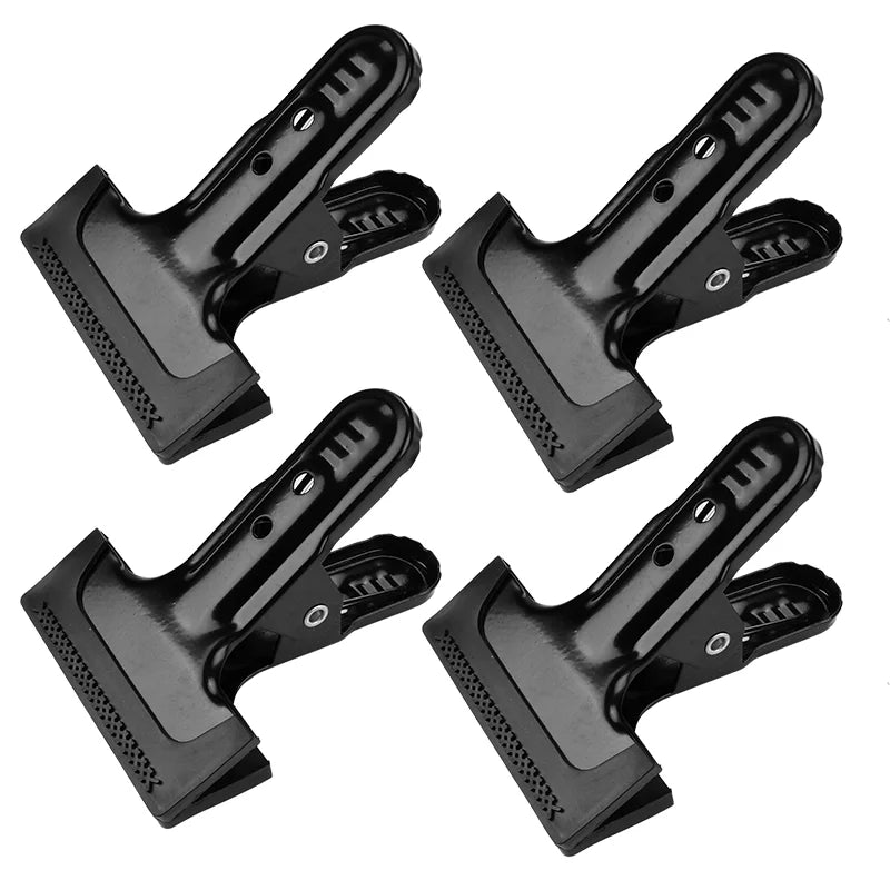 1-12PCS Metal Background Support Clips – Backdrop Clamps for Photo Studio & Photography Stand Accessories