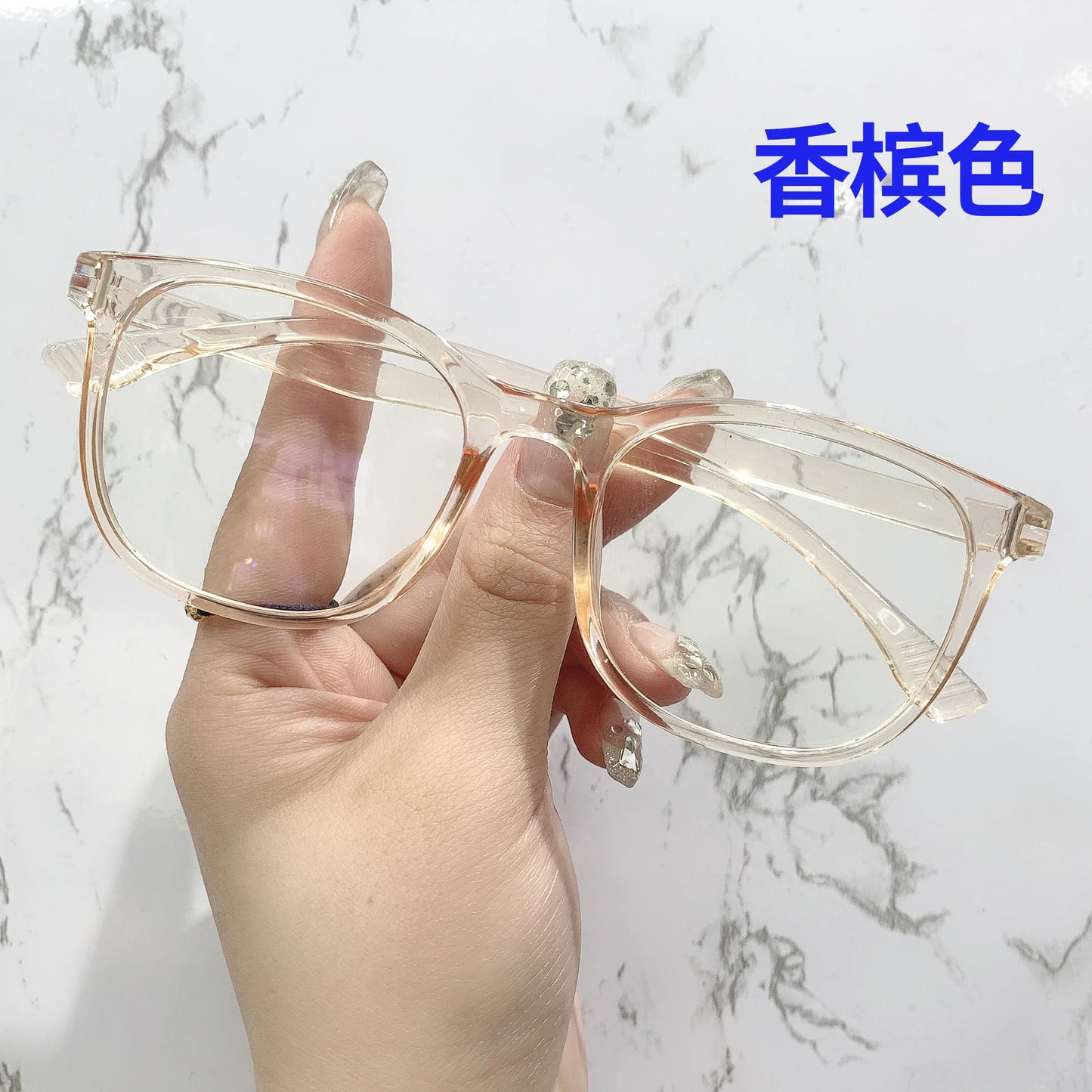 Transparent Blue Light Blocking Glasses – Square & Round Computer Eyewear for Men & Women