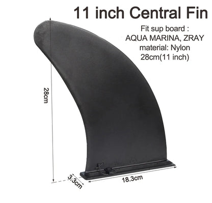 Surf Water Wave Fin SUP Accessory – Stabilizer for ZRAY Paddle Board, Surfboard Slide-In Central & Side Fin