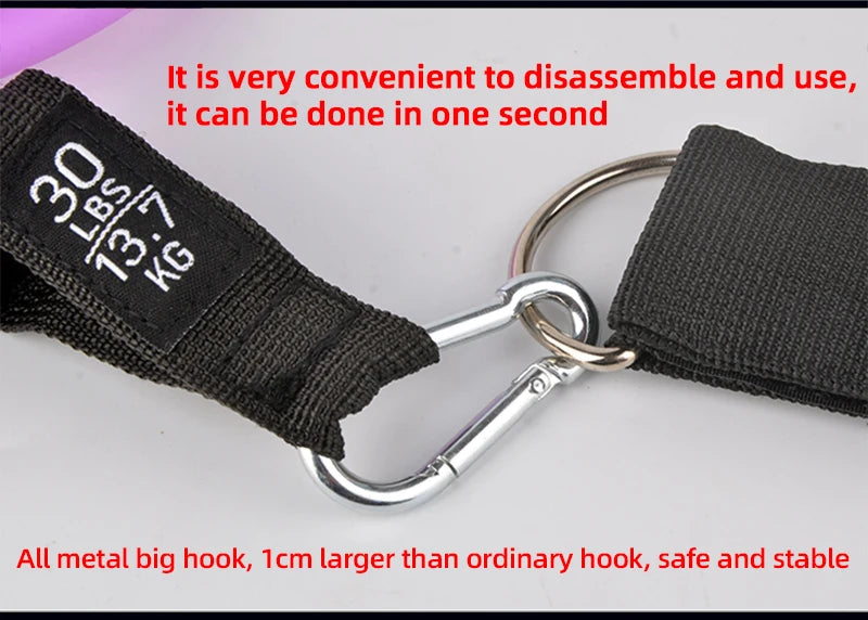 12PCS Resistance Bands Set – Professional Bodybuilding & Weight Training Equipment, Elastic Rubber Bands for Home Gym Fitness