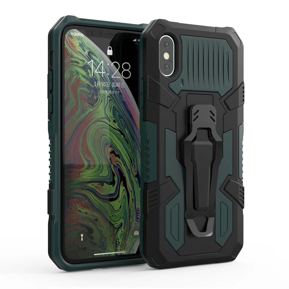 Shockproof Armor Magnetic Case – Compatible with Samsung Galaxy A10/A20/A30/A50/A70/A41/A51/A71/S20/J4/J6/J7/A11/A10S/A21S