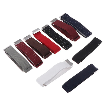 1 Pair Elegant Anti-Slip Elastic Armband Sleeves – Bartender Cuff Holder & Arm Warmers, 2.5cm Groom Garter Gift