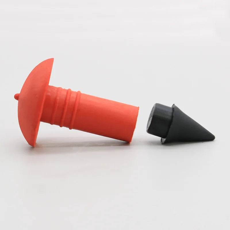 180pcs Universal Mushroom Tubeless Tire Repair Kit — Red & Black 7mm/8mm Rubber Plugs for Car Tire Fix