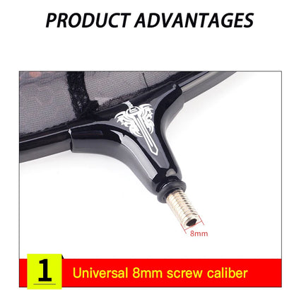 Carbon Fiber Anti-Hook Fishing Net Head – Ultra-Light Titanium Alloy Deepening Net Tool Accessory