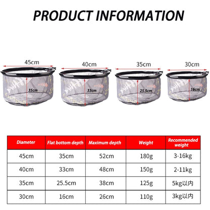 Carbon Fiber Anti-Hook Fishing Net Head – Ultra-Light Titanium Alloy Deepening Net Tool Accessory